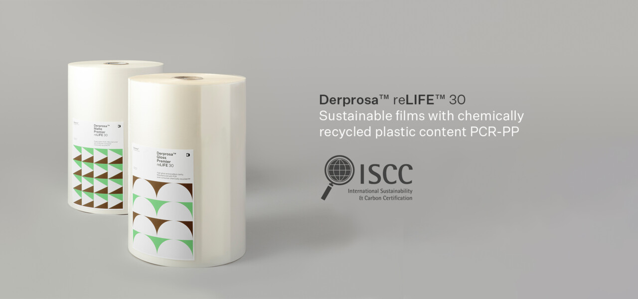 Films de laminación fabricados con un 30% de plástico postconsumo reciclado químicamente